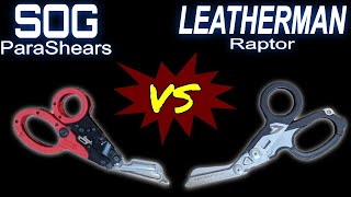 Folding Shears Showdown SOG vs Leatherman [upl. by Hgielhsa]