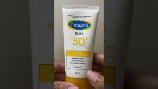 Cetaphil sunscreen SPF 50 review sunscreen cetaphil [upl. by Hamlani423]