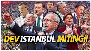 İstanbullular Maltepeye akın etti Tarihi Millet İttifakı Mitingi [upl. by Redwine965]