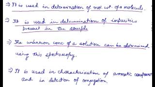 Application of UV Spectroscopy UltravioletVisible Spectroscopy Applications [upl. by Cote322]