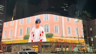 V Winter Ahead MV Teaser in Shinsegae Square 2024 [upl. by Nibur74]