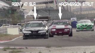 SLA Suspension vs MacPherson Strut [upl. by Aiynot]