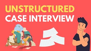 Learn to Solve Unstructured Case Interviews in 6 Minutes [upl. by Anissej]