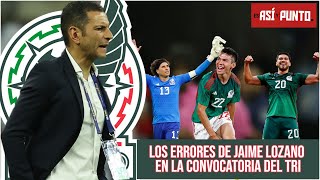 MEMO Ochoa CHUCKY Lozano y HENRY Martín tienen que estar en la COPA AMÉRICA  Es Así y Punto [upl. by Yanaj]