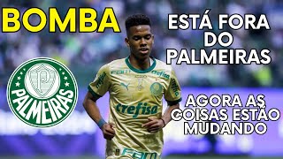 BOMBA  ESTEVÃO fora do PALMEIRAS  Noticias do Palmeiras [upl. by Opportina]