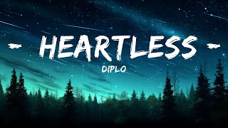 1HOUR Diplo  Heartless Lyrics ft Morgan Wallen  The World Of Music [upl. by Eng]