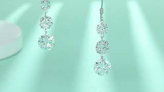 New pendant moissanite earrings [upl. by Legnaesoj]