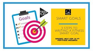 SMART goals 3 steps to writing a fitness smart goal [upl. by Ahrat]