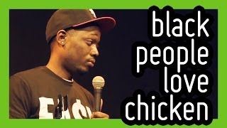 Michael Che Black People Love Chicken  funny live comedy clip  ComComedy [upl. by Rebmetpes]