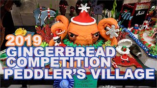 Incredible Gingerbread Houses at Peddlers Village 2019 competition and display [upl. by Junji]