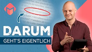 DARUM geht es in JEDEM Text der Bibel [upl. by Alleacim]