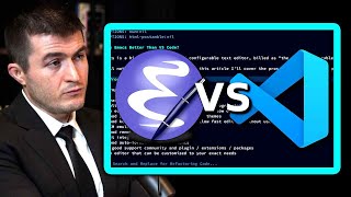 Lex Fridman Emacs vs Vim vs VSCode [upl. by Pliner]