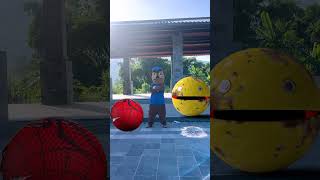 Random Chase PAW Patrol Battle vs Pacman 🔥shorts funny pawpatrol [upl. by Annalise884]