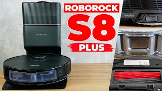 Roborock S8 Plus самоочистка распознавание вещей ДВЕ щетки и подъем салфетки🔥 ОБЗОР и ТЕСТ✅ [upl. by Rebna416]