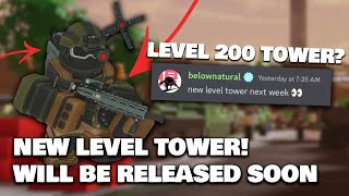 New Level Tower Will Get Released Soon Speculation  TDS Roblox [upl. by Eldorado]