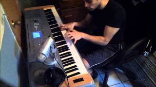 Apple Bottom Jeans piano cover by Or Moyal and his dog [upl. by Ainirtak]