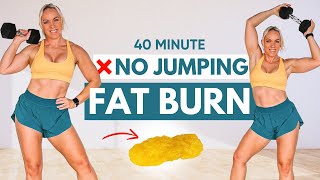 40 Minute LOW IMPACT Full Body Workout with Weights  NO JUMPING [upl. by Lunnete]