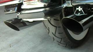 1997 Harley Davidson FLHTC Electra Glide Classic  Rolling Thunder Non Baffled Tips  2 [upl. by Aicilegna]