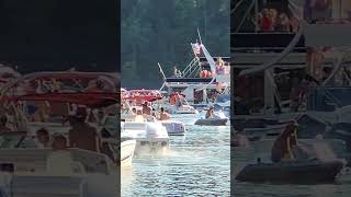 Poker run Lake Cumberland boating pokerrun boatlife lakecumberland partycove [upl. by Lirret804]