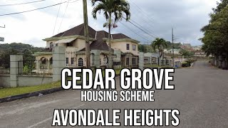 CEDAR GROVE HOUSING SCHEME and AVONDALE HEIGHTS  Manchester Jamaica [upl. by Erodavlas]