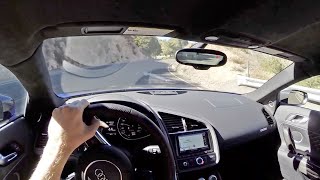 2014 Audi R8 V10 Plus  WR TV POV Canyon Drive [upl. by Yrogiarc]