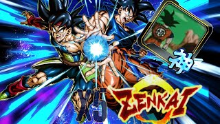 ABSURD DAMAGE 5x ZENKAI BUFFED LF GOKUBARDOCK WITH THEIR PLAT BREAK THE GAME  Dragon Ball Legends [upl. by Ariamoy]