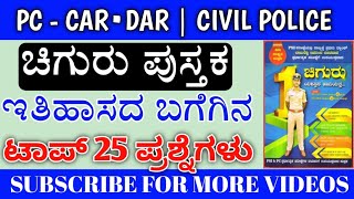 police constable old question papers  chiguru book important questions 2022  exam in kannada [upl. by Red537]