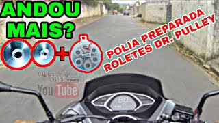 Teste na PISTA Roletes Dr Pulley realmente funciona PCX 2019 parte 2  final PCXota [upl. by Eeluj]