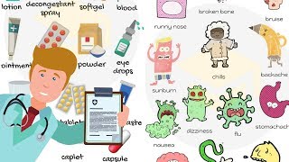 Common Diseases and Different Types of Doctors  Health Vocabulary in English [upl. by Rrats]