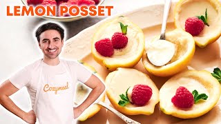 Lemon Posset Recipe 🍋✨ Vibrant Citrus Flavor No Oven Required [upl. by Ahseinek423]