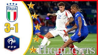 Italy Vs France  Football Match 2024 [upl. by Petes]