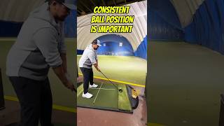 Consistent Ball Position for Consistent Shots simplegolftips golfswing golfingtipsconsistency [upl. by Hannah]