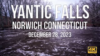 Yantic Falls in Norwich Connecticut in December of 2023 [upl. by Jessi]