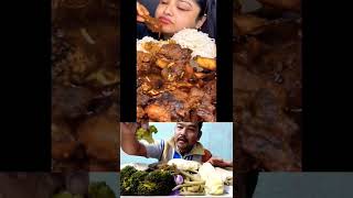 Boill Vs Chicken khana YOUTUBE Short all boill khana viral food video shortvideo [upl. by Latsryk]