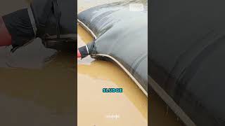 The person who invented the geotextile dewatering bag is truly a genius [upl. by Neeliak]