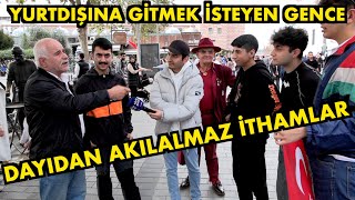 HOLLANDAYA GİTMEK İSTEYEN GENCE DAYIDAN ŞOK SÖZLER  Eminönü Sokak Röportajı [upl. by Jurkoic]