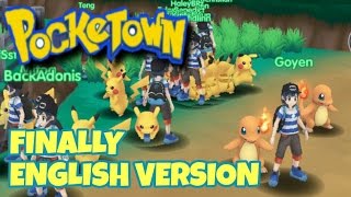 Pocketown  POKEMON SUN AND MOON ANDROID ENGLISH VERSION [upl. by Ayikin]