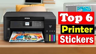 ✅Best Printer For Stickers in 2024 Top 6 Picks For Any Budget [upl. by Ayifa]