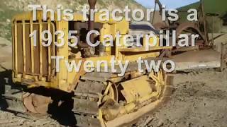 Cat 22 Pulls Austin Grader [upl. by Ligriv]