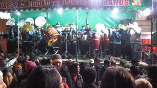 FIESTA PATRONAL SR DE MAYO BAÑOS  HUANUCO 2016  Banda Sol Naciente de Cajacay [upl. by Lory]