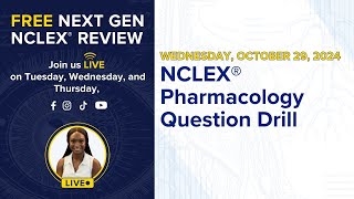 NCLEX® Pharmacology Question Drill [upl. by Alano940]