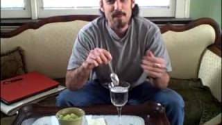 Pure Jeevan Demonstrates Taking Oregano Oil [upl. by Tima]