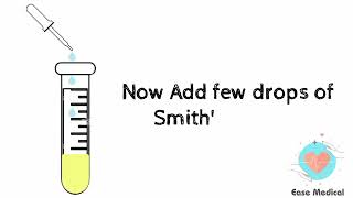 Urine Practical  Test for bile Pigments  Smiths Test  Easemedical [upl. by Eelirrem]