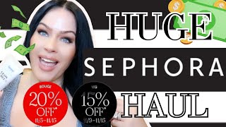 1K HUGE SEPHORA HAUL 2023 I Sephora Sale Haul  Charlotte Tilbury I Guerlain I La Mer [upl. by Anircam50]