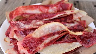 How to make tasty Vegan Bacon  Realistic Bacon  Made form WTF Starchy Water [upl. by Ellswerth784]