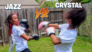 Jazz KNOCKS OUT Crystal FULL BOXING MATCH [upl. by Cirillo964]