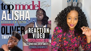 ANTM Alisha White Tell All with Oliver Twixt reaction by Annaliese Dayes 2020 [upl. by Netnilc]