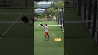 Padel Drill  Bandeja and Volley [upl. by Egiedan]