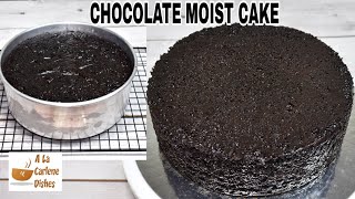 CHOCOLATE MOIST CAKE RECIPE [upl. by Kopaz147]