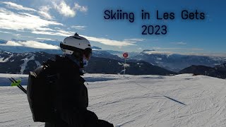 Skiing in Les Gets 2023 [upl. by Beau]